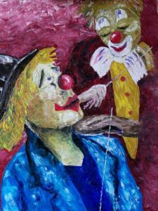 Voir le détail de cette oeuvre: serenade de clowns(reproduction partielle pour essaie)